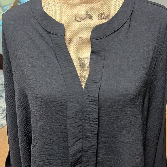 Oversized Large/Extra Large Black Swimsuit Cover Up Top - Picture 1 of 7